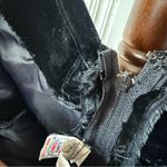 Vintage Black Velvet Whimsygoth Long Puff Sleeve Maxi Dress Size 8 Photo 3