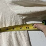 Current Air  Bohemian Cream Button Front Long Sleeve Blouse Size L 100% Rayon Photo 7