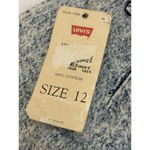 Levi's VINTAGE Dockers  USA made Acid Wash Pleated Jean Shorts Jorts Womens Sz 12 Photo 7