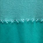 90’s Vintage BLAST Women's Aqua Teal Partial Zip Up Polo Shirt Retro Size XL Blue Photo 5