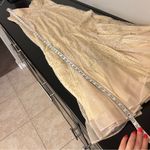 Teri Jon by Rickie Freeman heavily sequinned mermaid style gown, honey beige, 6 Tan Photo 7