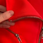 ALC Frank ALC Neon Orange Scuba Moto Jacket Photo 5