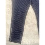 Lysse  Women Slimming Crop Pants 2X Multicolor Striped Shapeware Zipper Ankle Photo 2