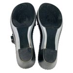 Alegria Loti Sandals 37 Black Leather Sparkle Wedge Lot 699 Photo 6