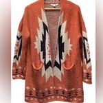 Davi & Dani  long open front duster. Size Small Photo 0