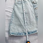 ZARA NWT Womens Denim Mini Dress Size Large Photo 8
