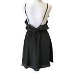BCBGeneration BCBGGeneration Sexy Little Black Strappy Ruffle Backless Mini Dress Size Small Photo 8