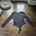 Forever 21 V-neck black long sleeves body suit Photo 3