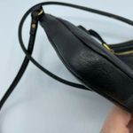 Fossil Elise Black Pebbled Leather Handbag Crossbody Purse Minimalist Casual Photo 4