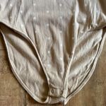 Old Navy Polka-Dot V-Neck Ribbed Tie Shoulder Stretch Bodysuit Size Small Photo 6