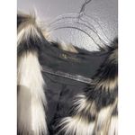 Almost Famous KLd SIGNATURE FAMOUS BOHO ROCKER FAUX FUR VEST 70’s Style Size SMALL Photo 5