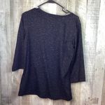 Goodnight Kiss Size Small 3/4 Sleeve Crewneck Sleep Top Black & Silver M… Photo 2