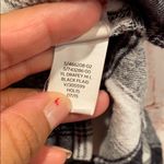 Gap picnic plaid long sleeve flannel S roll up tab Photo 4