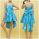 Hutch  Sleeveless Back-Bow Basque-Waist Mini Dress Photo 1