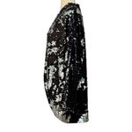 MINKPINK  Great Escape Sequin Cape Jacket Two Way Silver Black Oversized Sz XS/S Photo 10