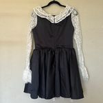 House Of CB  'Cleora' Black Lace Ruffle Mini Dress NWOT Size L‎ A-C Photo 4