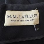 MM.LaFleur Black Fitted Mini Sheath Dress Size 12 Photo 5