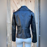  Bernardo Short Black Leather Biker Moto Jacket~L~ Photo 4