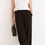 Madewell Poplin Sophia Peplum Tank Women's Blouse Top Shirt White Peasant M Photo 1