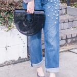 Ann Taylor  Pearlized Girlfriend Jeans Size 6 Photo 0