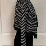Say What? black/gray crop animal pattern cardigan sweater. Size medium Photo 1