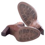 Clarks  Womens Kacia Alfresco Size 5 Brown Leather Ankle Booties Heeled Photo 6