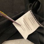 AUW NWT  Size S Black Puff Short Sleeve White Eyelet Lace Collar Top Keyhole Back Photo 8