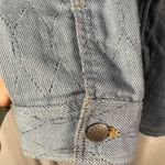 JACHS Girlfriend NEW YORK Quilted Denim Jacket Blue Size‎ XL Snap Front Casual Photo 3