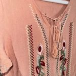 Orange Creek  Floral Embroidered boho mini dress Photo 4