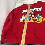 Disney  Mickey & friends red sweatshirt junior size L 11-13 Photo 6