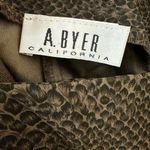 A Byer Vintage A.Byer Animal Print Tank Top Square Neck 90s Y2K Grunge Size Small Photo 2