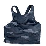 Athleta  Freestyle Longline Camo Sports Bra Black Size‎ Small Photo 2