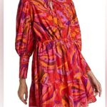 Farm Rio Banana Juice Collared Orange Red & Pink Mini | M Photo 0