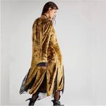 Free People  gold velvet duster NWT Photo 1