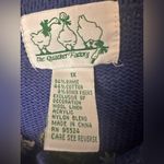 Quacker Factory Blue Knit Holiday Christmas Snowman Cardigan Size XL Photo 8