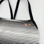 Nike Active Performance Workout Tank Top Black & White Stripes Size Small Photo 2