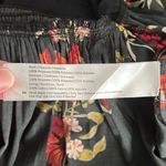 Band of Gypsies  Black Floral Spaghetti Strap Dress Size XS EUC Photo 8