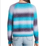 BB Dakota Steve Madden bright rainbow ombre striped fuzzy sweater size XXL Photo 7