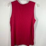 Sigrid Olsen  Women's Side Vent Pullover Tank Top Red pink Size Medium Photo 7