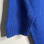 Lulus NWT Coffee Date Turtleneck Midi Sweater Dress in Royal Blue Size Medium Photo 8