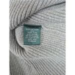 Ralph Lauren Vintage LRL 90s Lauren Green Ribbed Turtleneck 100% Cotton Sz L Photo 4