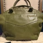 Botkier  Olive Pebbled Leather Satchel/Bag Photo 6