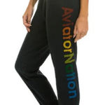 Aviator Nation  Venice California Logo Sweatpants Size Large New Photo 0