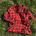 Dear John Distressed Orange Quarter Flannel Photo 0