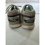 APEX Women Running Shoes Gray Teal Lace Up Athletic Sneakers Size 8 Silver Photo 3