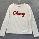 Lilly Pulitzer NWOT Rami Ruby Red Cheery Sweatshirt Beach Preppy Women's Small Photo 0