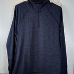 Ideology  Blue Gym Activewear Quarter Zip Long Sleeve Size Large EUC #2027 Photo 0