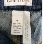 Lane Bryant Mid-Rise Girlfriend Flex Magic Stretch Denim Shorts 18 NO BELT Photo 3