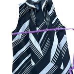 Kenneth Cole  Black and White Striped Blouse Size 2 NWOT Photo 3