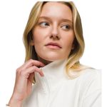 prAna  Shea Half-Zip Soft White Cropped Size Small athletic lounge yoga Photo 2